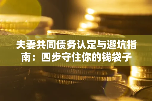 北京夫妻共同债务认定与避坑指南：四步守住你的钱袋子