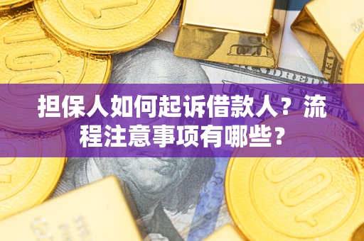 北京担保人如何起诉借款人？流程注意事项有哪些？